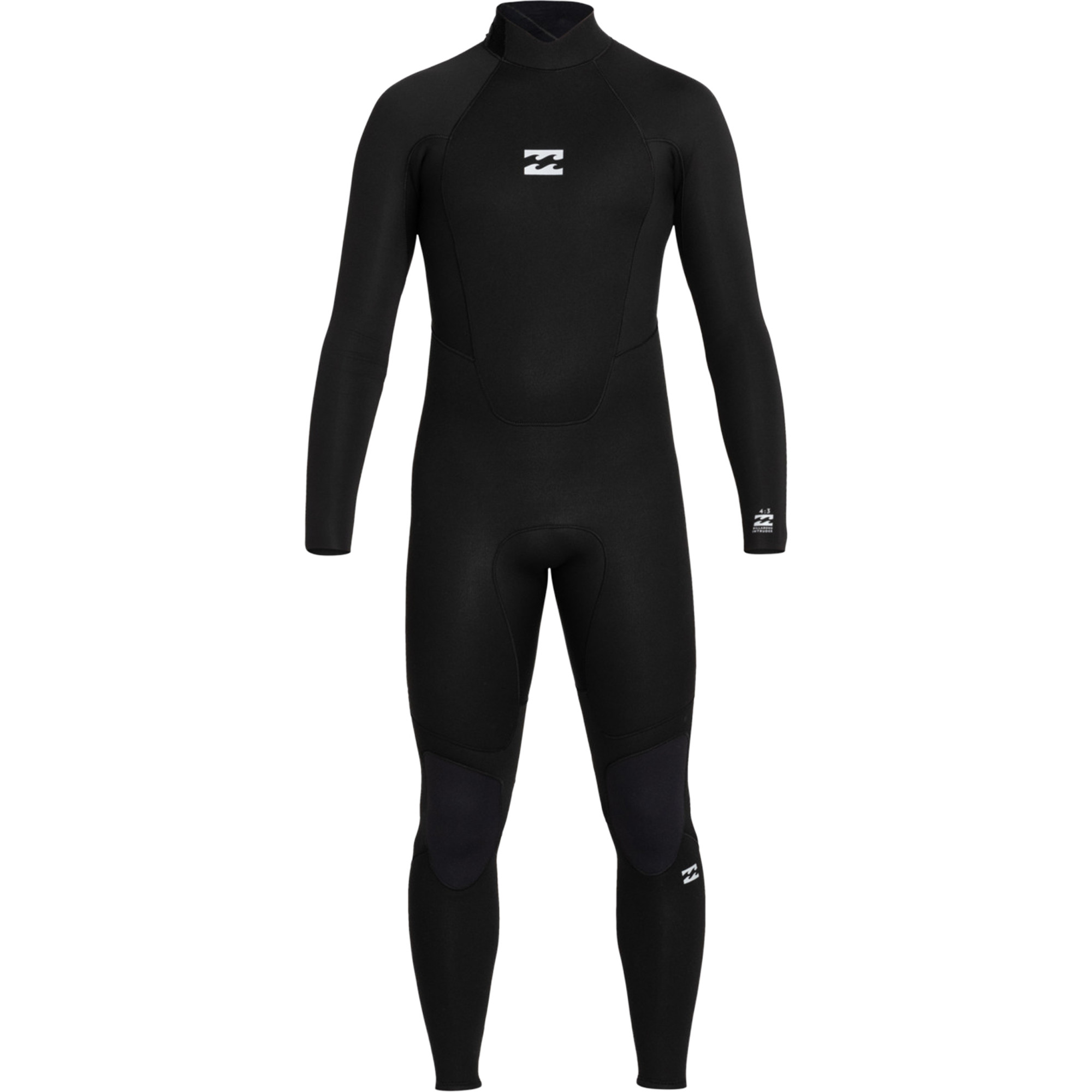 2022 Billabong Mens Intruder 4/3mm Back Zip Wetsuit F44M94 Black